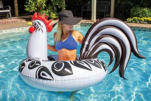 Rooster Inflatable Pool Float - AmzChart