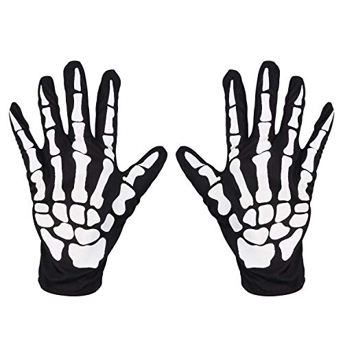 Skeleton Pattern Gloves - AmzChart