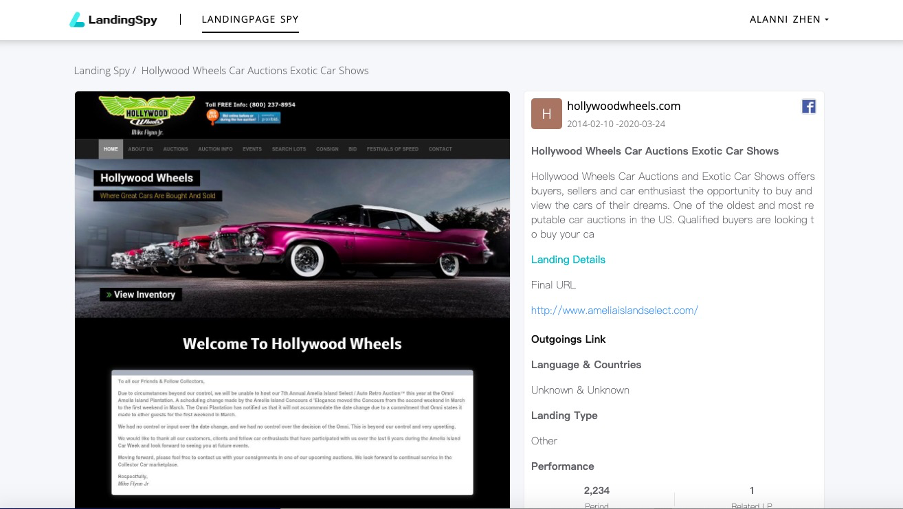 landing page example by LandingSpy