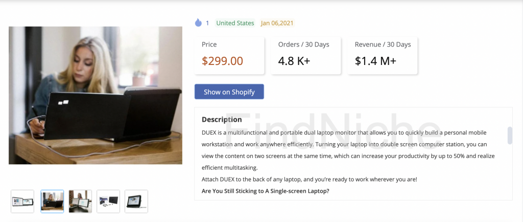 1. Digital Products——Portable Laptop Screen Extender
