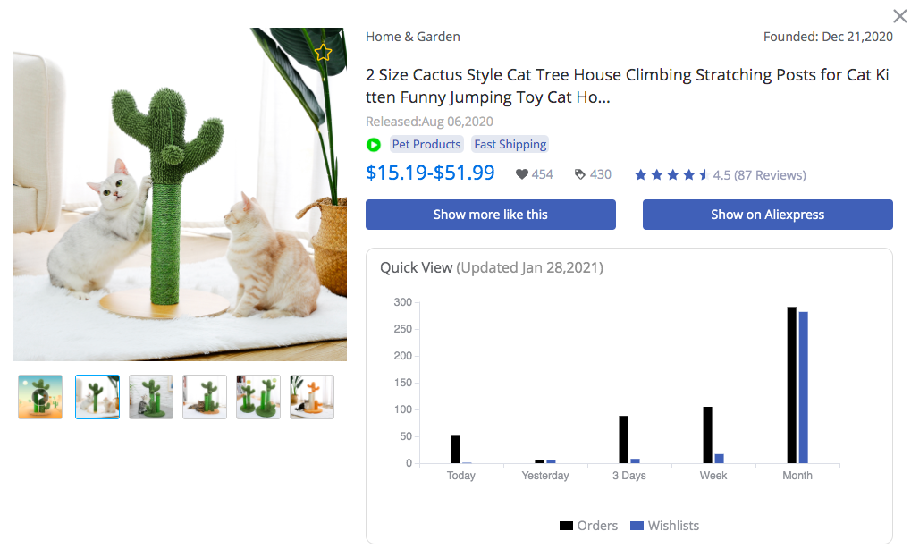Cactus Style Cat Tree - FindNiche