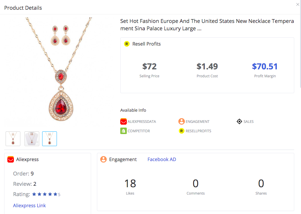 Luxury Large Necklace - FindNiche