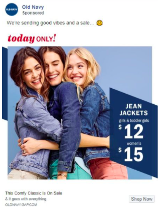 Facebook Clothing Ads:6 Awesome Ad Examples-AdTargeting