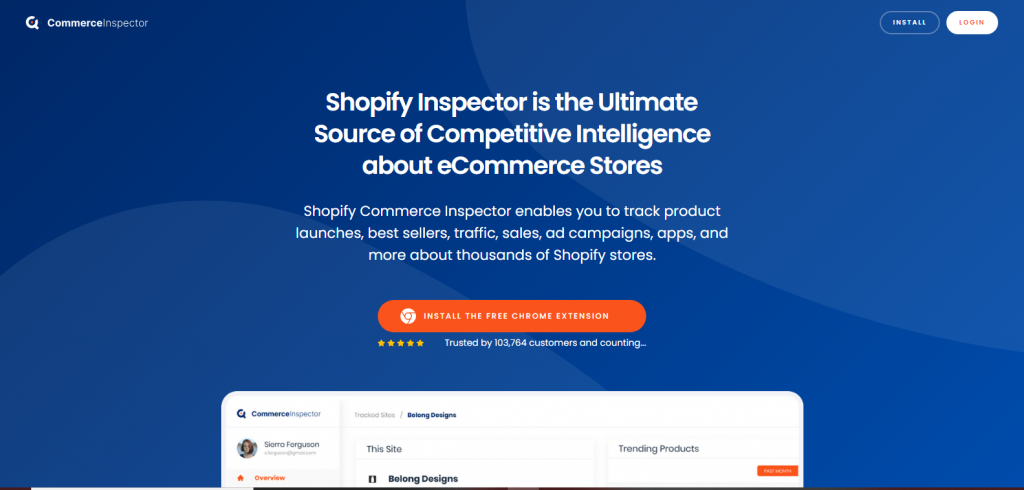 7. Shopify inspector