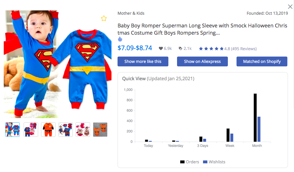 Superman Romper - FindNiche