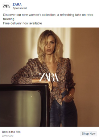 Facebook Clothing Ads:6 Awesome Ad Examples-AdTargeting
