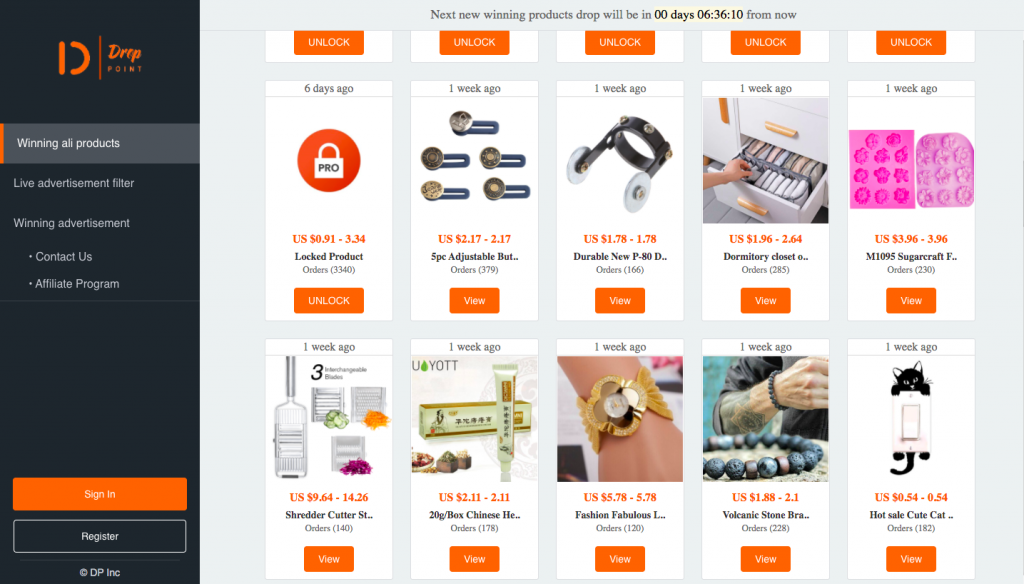 droppoint.site - FindNiche