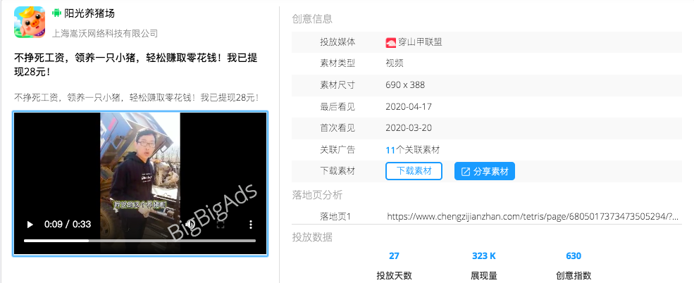 阳光养猪场-视频素材